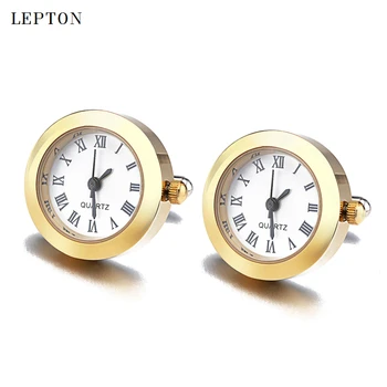 Vroče Prodaje Baterija Digitalni Watch zapestne gumbe Za Moške Lepton Pravi Ure zapestne gumbe Watch manšetni za Moški Nakit Relojes gemelos 159998