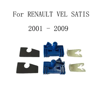 RENAULT VEL SATIS 2001-2009 Moč Električni Avto Okno Regulator Window Lifter Popravilo Kit Komplet Plastičnih Posnetek Delov Levo Desno