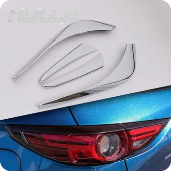 Za Mazda CX5 CX-5 2017 2018 2019 Zadaj Rep Lučka Lučka za Kritje Trim Obrvi Veke Dekoracijo Zaščitnik Chrome avto Styling