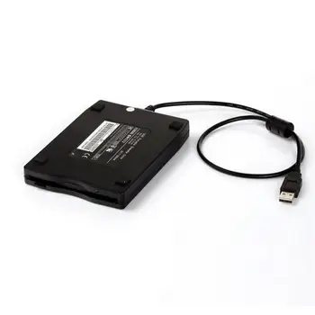 Practial 3,5-palčni 1.44 MB FDD Črna USB Prenosni Zunanji Vmesnik Disketo FDD Zunanjem USB Gibkem Pogonu za Prenosnik