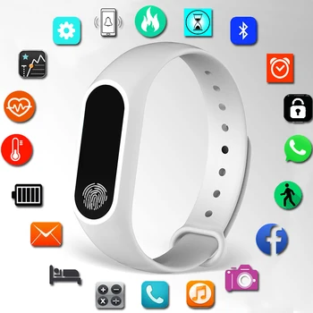 Šport smartwatch ženske Pedometer Fitnes Tracker Moških pametno gledati Novo ročno uro, ki Teče android, IOS relogio inteligente reloj