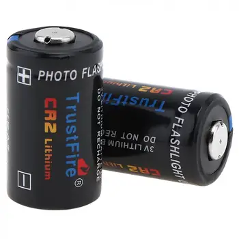 2pcs/veliko TrustFire CR2 3V 750mAh za Litijeve Baterije z Varnostno izpustni Ventil za Svetilko / Žaromet / Kamera 162355