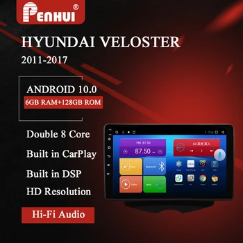 Android Avto DVD Za hyundai veloster（2011-2017）Avto Radio Večpredstavnostna Video Predvajalnik Navigacija GPS Android 9 Double DIn 164013
