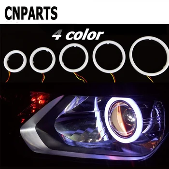 CNPARTS Halo Obroč Angel, Hudič Oči Projektor Smerniki LED Luč Za Citroen C5 C4 C3 Mini Cooper Opel Astra H, G, J Vectra C Saab