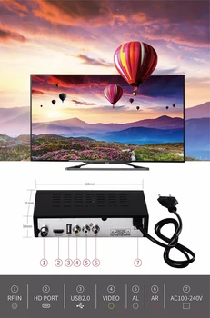 HD-168 Evropske HDdvb t2 satelitski TV sprejemnik podpira youtube sprejemnik sat TV box 166381