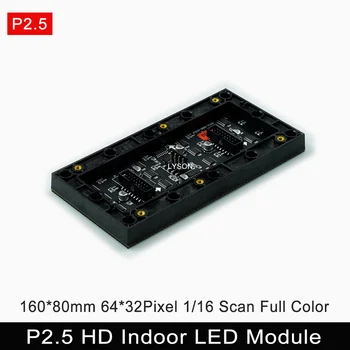 64x32 Matrix LED Prijavite RGB P2.5 Led Modul Video Steno Notranji Zaslon Polno Barvni Zaslon