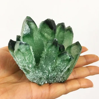 Naravni Ametist Zelena Crystal Grozdov Quartz Raw Kristali Zdravilni Kamen Dekoracijo Ornament Točke Zdravilne Energije Kamen Minera 16945