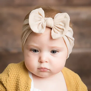 0-7 let moda 2019 pisane otroške lase band srčkan baby lok-vozel glavo Newborn Baby Čelada Klobuk Za Baby Boy in dekle