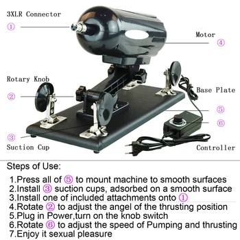 FREDORCH Posodobljena različica Sex Machine Gun s Velik Vibrator, Avtomatski Stroji Spola za ženske, ljubezen stroj z 8 dodatna Oprema