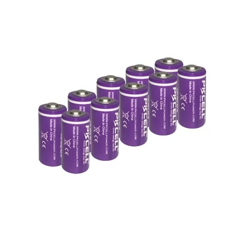10PCS PKCELL 1/2 aa litijeva baterija 3,6 v ER14250 1200Mah 1/2 AA 14250 Baterij za električne meter medicinskih naprav 171637