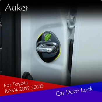 Za Toyota RAV4 2019 2020 Zaklepanje Vrat, Pokrov Zaščitne Pokrove iz Nerjavečega Jekla, Avtomobilov avto Styling dodatki 172155