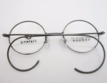 40 mm 42mm 44 Starinsko Letnik Okrogle Žice Platišča Eyeglass Okvirji za Očala Rx 2012 17232