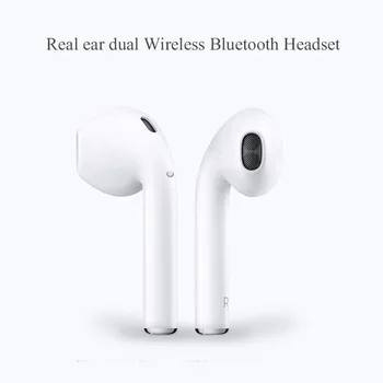 I7s TWS Bluetooth slušalke Brezžične slušalke Športne slušalke Z mikrofonom, Bluetooth slušalka za iPhone, Samsung, Htc Huawei 17340