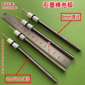 3 mm grafit elektroda PTFE grafit elektroda grafit palico premera 6 mm * 75 mm dolgo grafit palico elektrod