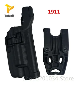 TacticalLV3 Samodejno zaklepanje Svetlobe Ležaja Pasom Pištolo tulec, S svetilko za Fotografiranje Tulec za Glock 17 19 M9 92 Colt 1911 Sig P226 HK USP 174267