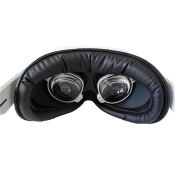 Usnje/ Flanela Oči Masko Tipke za Oculus Quest 2 VR Slušalke Znoj-dokazilo VR Očala Zaščitna Ploščica Masko Mat Dodatki