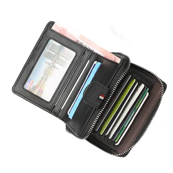 Baellerry 2020 Nove moške denarnice moda kratke usnjene denarnice za moški letnik kartico torbico z zadrgo, žep za kovance moška denarnica