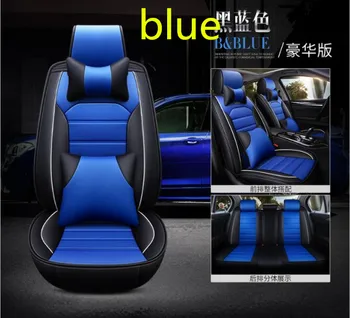 Posebno Usnje avto sedeža kritje Za Hyundai Accent RB Solaris 2011-2016 Avtomobilski sedež auto accessorie styling