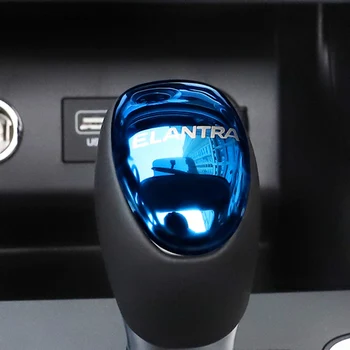 Avtomobilska dodatna Oprema Prestavna Ročica Sequins Kritje velja za Hyundai Elantra 2020 2019 2018 2017 2016 carstyling