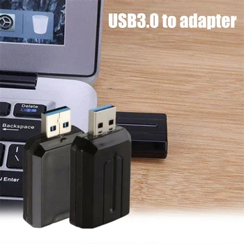 Stabilen Tok USB3.0 ESATA 5Gbps LED Indikator SATA Zunanji Močno Združljivost Trdi Disk Plug And Play Power Converter