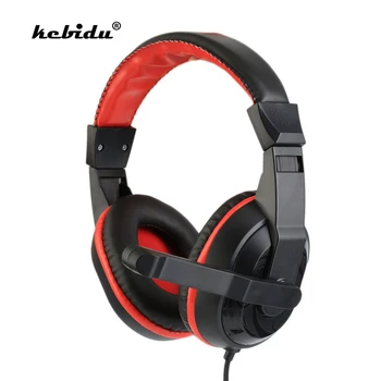 Kebidu Visoke Kakovosti Univerzalno Nastavljiv Slušalke 3.5 mm PC Strokovni Igri Slušalke Hrupa-preklic Stereo Z Mikrofonom