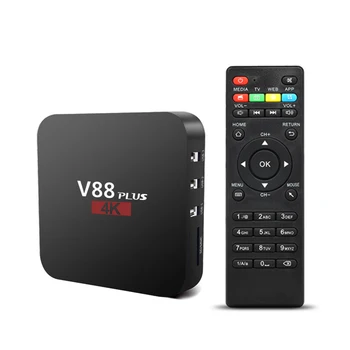 TV Set-top Box za Android 7.1 V88 Plus RK3229 Quad Core 1080P 2+16GB Miracast DC 5V/2A AC 110-240V 50/60Hz TV Box V88 Plus