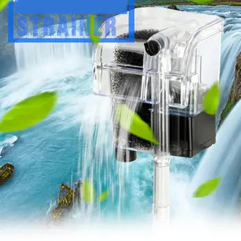 3 V 1 Mini Akvarij Filtriranje Vode Kisika obtočne Črpalke Izključite Akvarij Slap Filter Črpalka Za Fish Tank 3W Visi Zunanje 182200