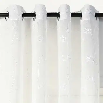 PimpamTex-Odtenek tip zavese z 8 obročki, 1ud. 140x260 cm. Za dnevna soba, soba za goste in spalnica. 1 Plošča. Model AZUAGA.