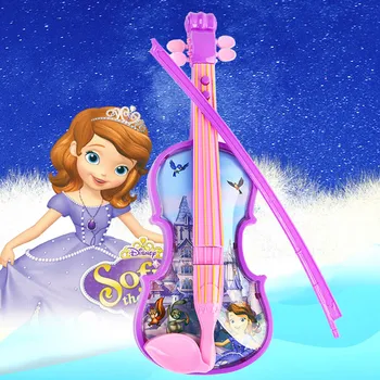 Disney Princesa Sophia violino Igrače in Glasbila, Violino Sophia Čarobno Učenje, Izobraževanje igrače za otroke darilo