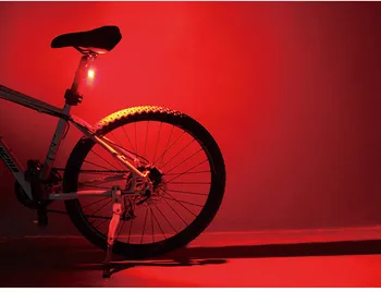 Kolo LED Rep Svetlobe Koles Varnost Kolesarjenje Opozorilo Zadaj Lučka Nepremočljiva USB Polnilna Svetilka Noč Kolesarske Opreme #LR3
