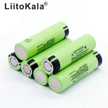 Vroče 6pcs LiitoKala novo izvirno NCR18650B 34B 3,7 V 18650 3400mAh polnilna litijeva baterija za svetilko bat