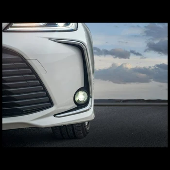 Prednji meglenki Luči za Meglo Lučka Tesnilo Okvirja Pokrova Trim Fit za Toyota Corolla E210 Prestige Altis 2019 2020 Svetlo Srebrna