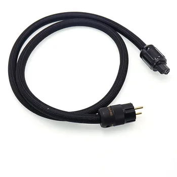 Hi-fi napajalni kabel čistega bakra vročina avdio napajalni kabel z Ameriških / Evropskih vtič