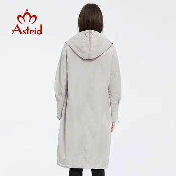 Astrid 2020 novo Pomlad moda dolg jarek plašč Hooded visoko kakovost Urbanih žensk Outwear trend Ohlapno, Tanko plast ZS-7017 194242