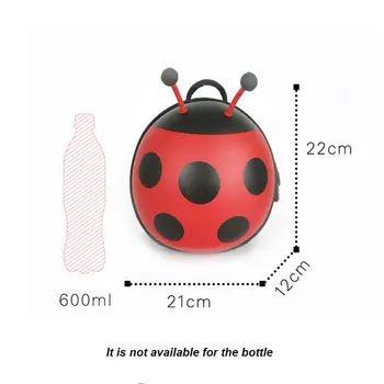 1~3 Let Srčkan Mochila ladybug Nahrbtnik Mali Otroci Malčka Vrečke, ki Potujejo na Prostem za Otroke Anti-izgubil Vrečko Svetlobe Waterpr