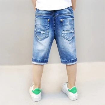 Baby hlače za fante poletje otrok denim kratke hlače otroci znamko fantje jeans hlače, Primerna starost: 4 6 8 10 12 14 let 19860