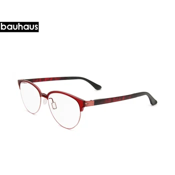 2151 Bauhaus tovarne ultem, ki niso upogibanje pol okvir dnevno očala okvir
