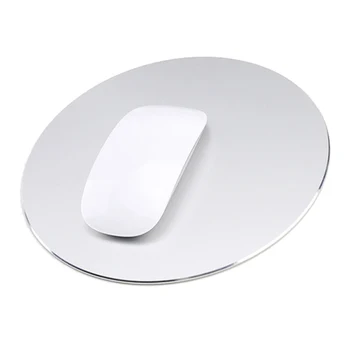 Aluminij Zlitine Kovin Mouse Pad Anti-slip Namizju Računalnika Mousepad Mat Univerzalno Home Office Mousepad za MAC/PC Miši