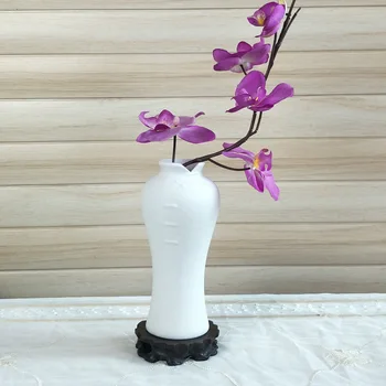 Kitajski Cvet Mizo Vazo Keramični Tradicionalnih Cheongsam Slog Vaze Domu Dekorativni Chipao Porcelanasta Vaza Klasični Obrat Pot 218
