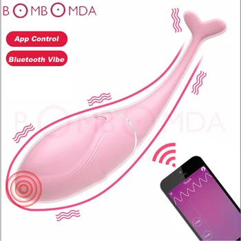 Sex Igrače Bluetooth Vibrator Dildos za Ženske Pametni Telefon APP Brezžični Nadzor Čarobni Vibrator za G Spot Klitoris Sex igrače za Par 2219
