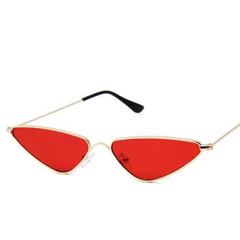 2021 Vintage sončna Očala Ženske Luksuzni Modna sončna Očala Trikotnik Kovinski Okvir Poletje Oblikovalec Očala MN343 24975