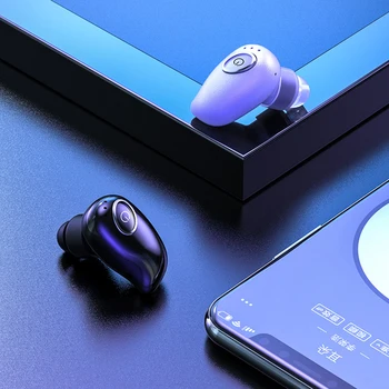 1 kos Mini Bluetooth 5.0 Zmanjšanje Hrupa, Hands-free (V Uho Brezžične Slušalke Slušalka Šport Gaming Slušalke za Eno Uho