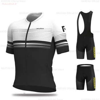 Rkc raudax Raudax Kolesarski Dres 2019 Pro Team Kolesarjenje Oblačila Kolo Kolesarjenje Bib Hlače MOŠKI Kolo Jersey Set Ropa Ciclismo 25655