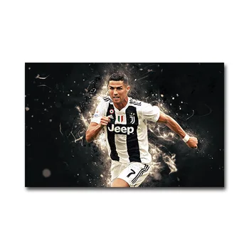 Nogometni Star Ronaldo Slika Platno Slikarstvo Retro Plakatov in Fotografij Cuadros Wall Art za Dnevni Sobi Doma Dekor (Brez Okvirja) 257
