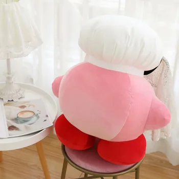 30 cm Anime Igrača Plushie Srčkan Chef Kirby Plišastih Igrač Anime Slika Plišastih Igrač Kirby Plišastih Lutke Srčkan Blazino Božična Darila za Otroke