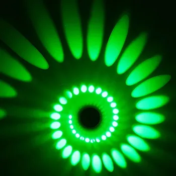 RGBSpiral Luknjo LED Stenska Luč Učinek Stensko Svetilko Z Daljinskim upravljalnikom Pisano Palico lučka Za Stranke, Lobby Bar KTV Doma Dekoracijo 26529