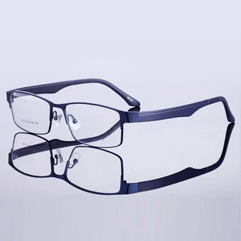 CARTELO Ultralahkih Kvadratnih Recept Očala Moški Eyeglass Spektakel Okvir iz nerjavečega jekla Optičnih Očal Okvir Moški 26748