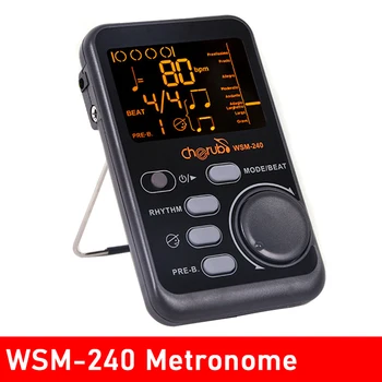Kerubina WSM-240 Kitaro, Klavir Metronom Digitalni Metronom LCD Clip-on Prenosni Metronom za Kitaro, Violino Bas Podporo Tapnite Tempo