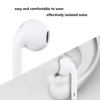 Original Čepkov za strele V Uho Slušalke z Mikrofonom in kontrolnika za Glasnost za iPhone 7/7 Plus / 8/8 Plus/X/XS Max/XR 27715