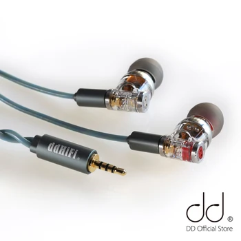 DD ddHiFi E2020A (dveh obrazih) MMCX /0.78 Dvojno Vtičnice Dinamično in-Ear Monitorje Slušalke IEM Parka z 2,5 mm MMCX OCC Slušalke Kabel 30441